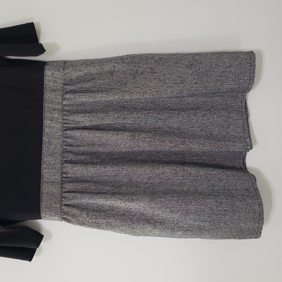 Judith March Anthropologie Mini Dress Black Gray Medium Large Office Corpcore - Picture 8 of 16